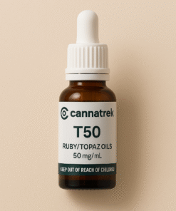 Cannatrek T50 Ruby Topaz THC oil